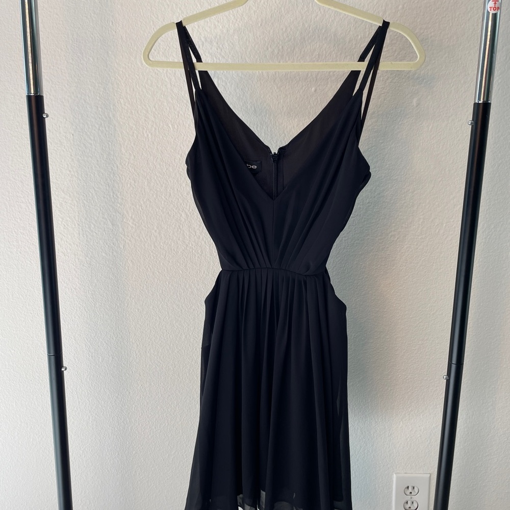 bebe Black Backless Dress